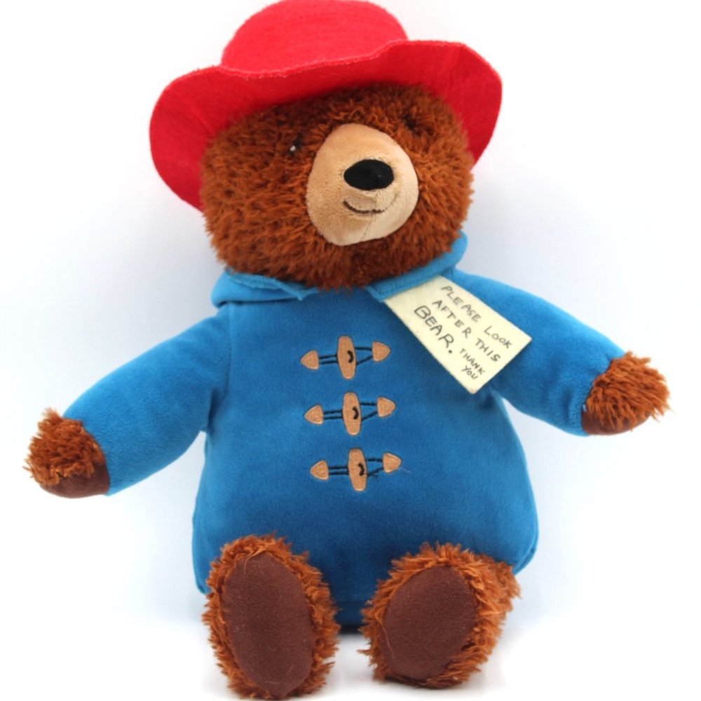 Kohls Cares Paddington Bear Plush Book Character 14" Stuffed Animal Doll Toy EUC